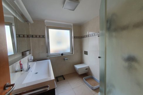 Tageslicht-Bad mit Dusche und WC